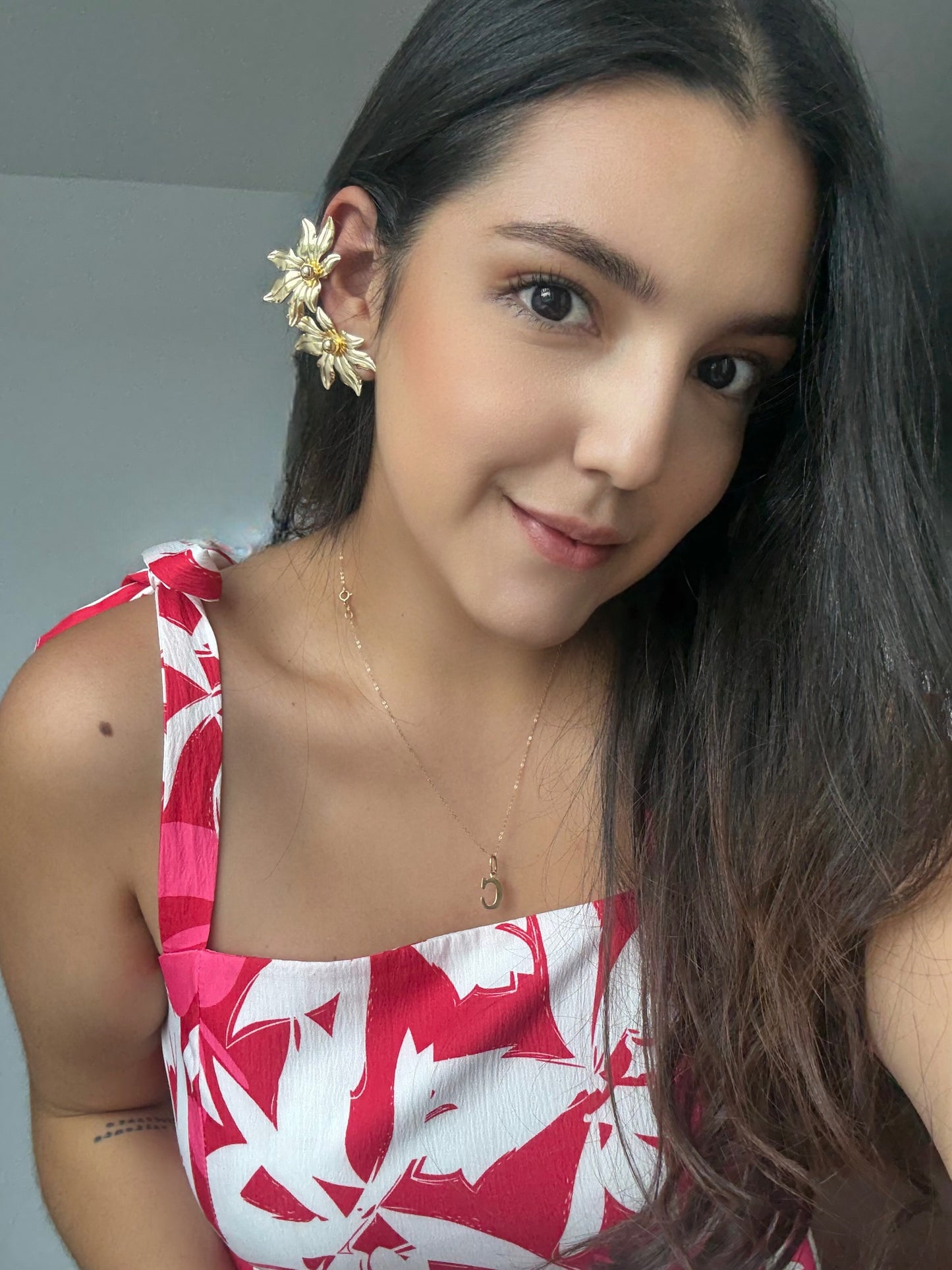 Aretes flor TREPADOR