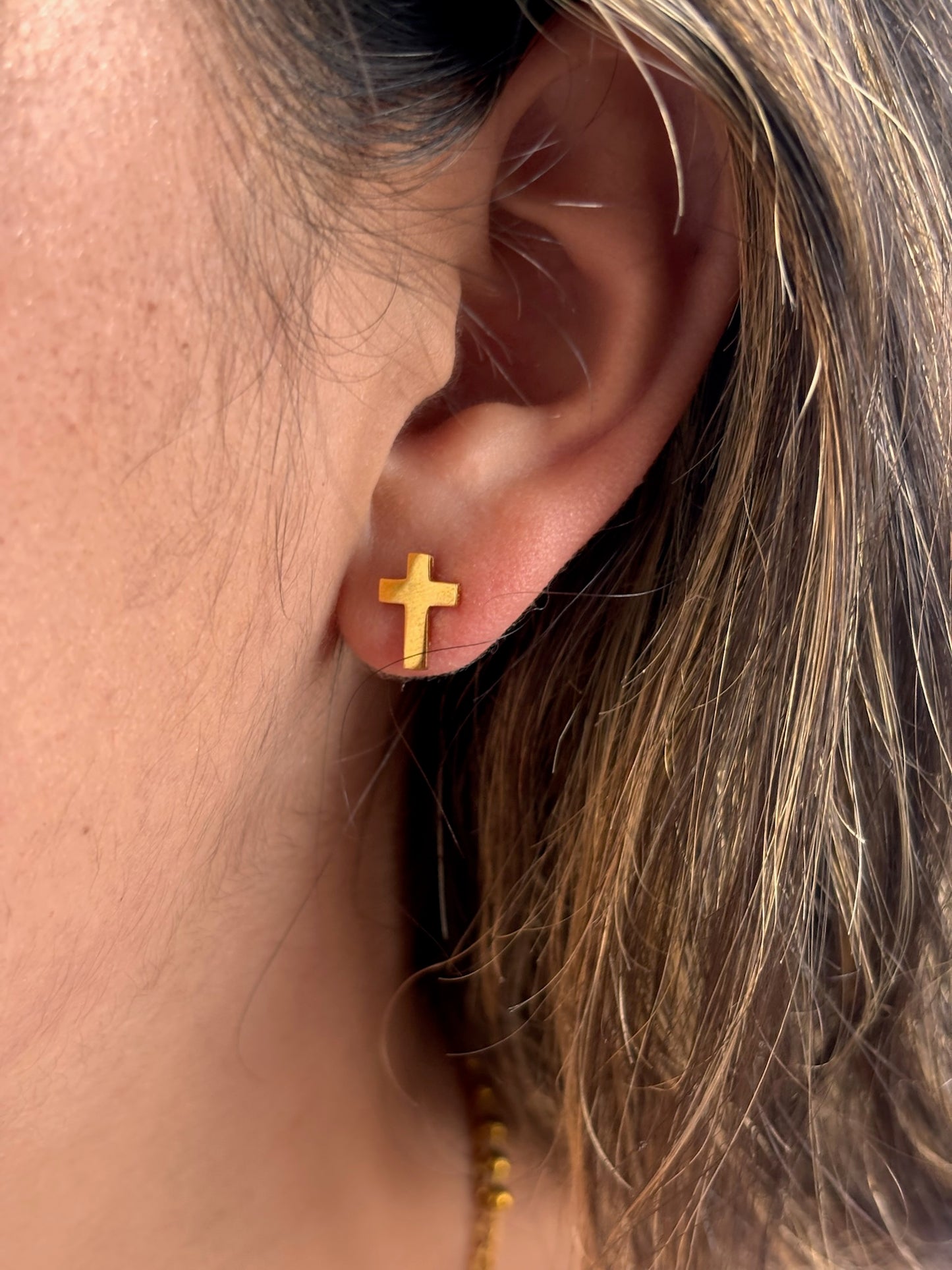 Aretes cruz