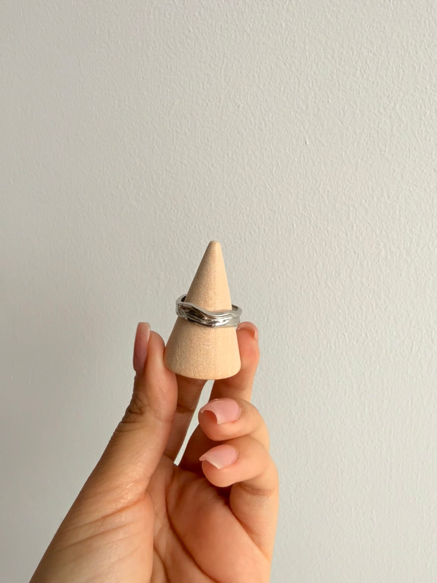 Anillo irregular silver