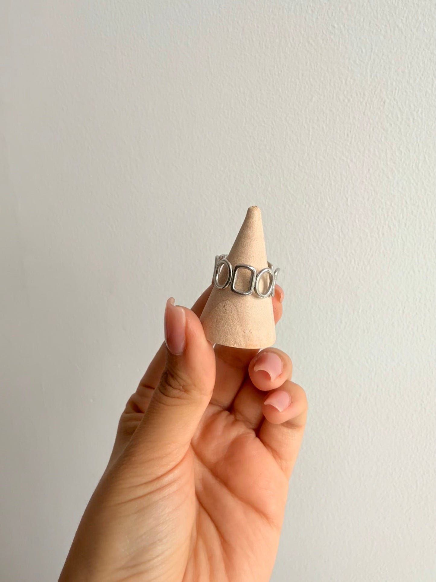 Anillo eslabón silver