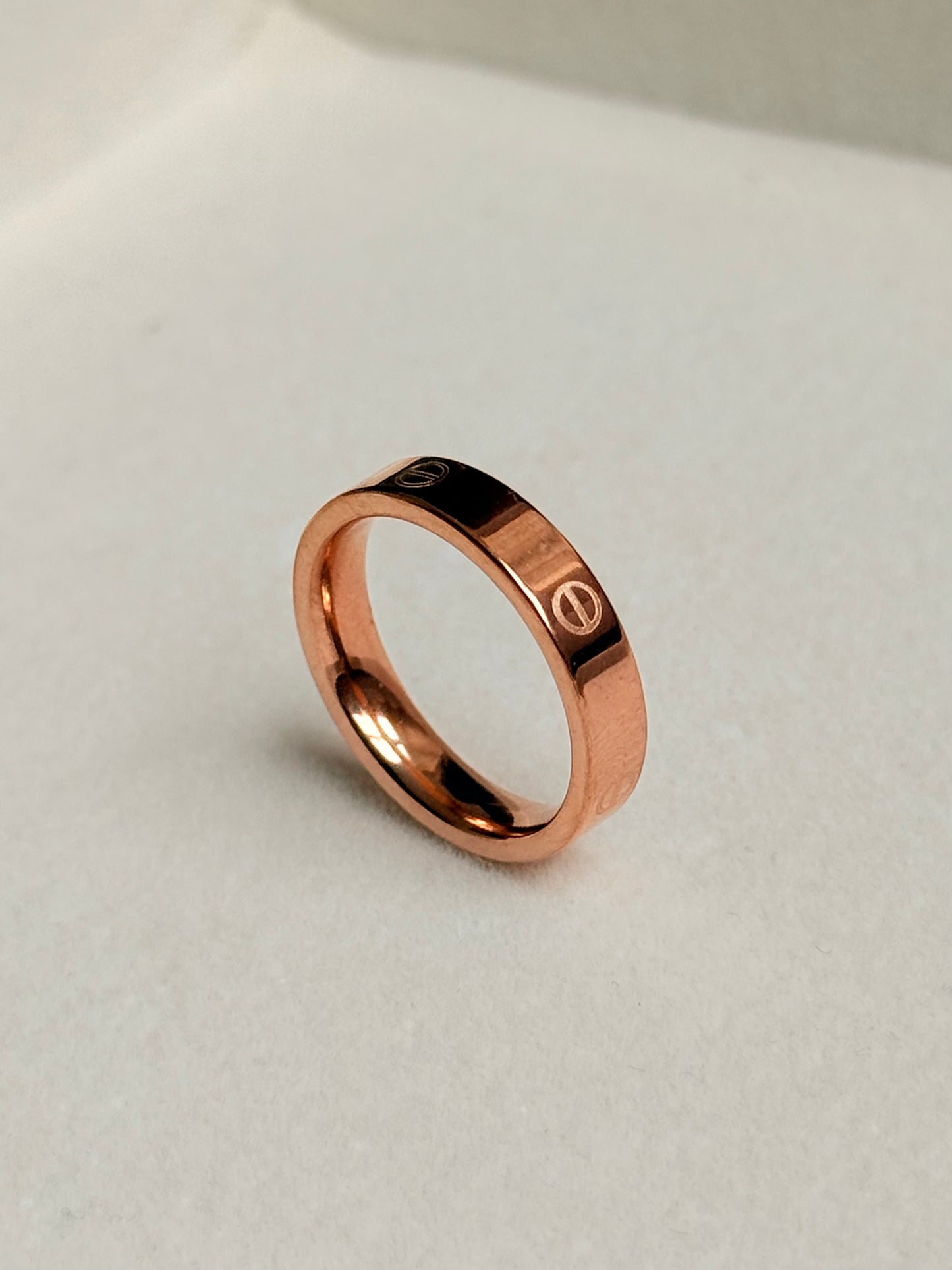 Anillo love rosegold