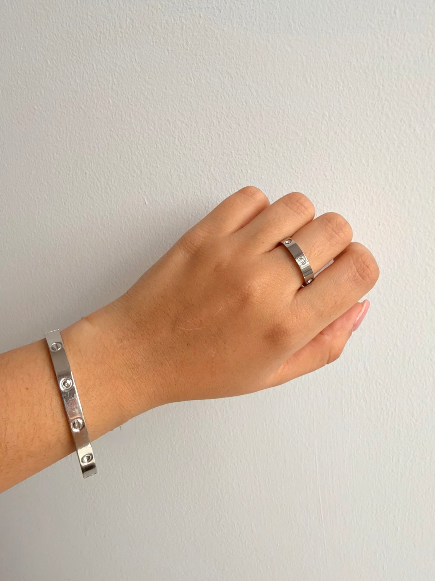 Anillo Cartier love zr PLATA