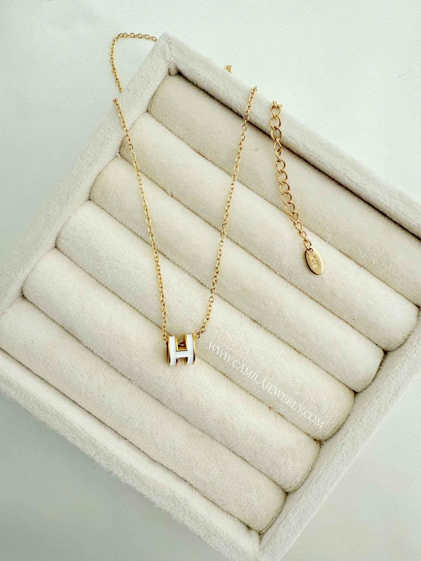 Cadena Hermes Blanca