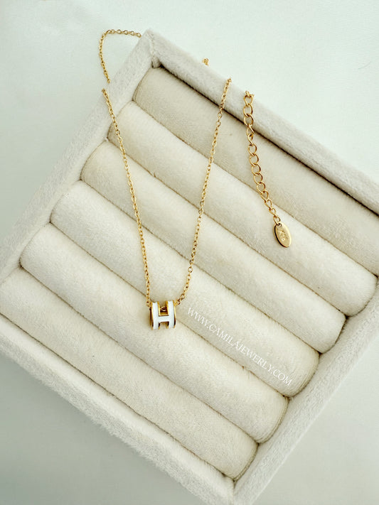 Cadena Hermes Blanca