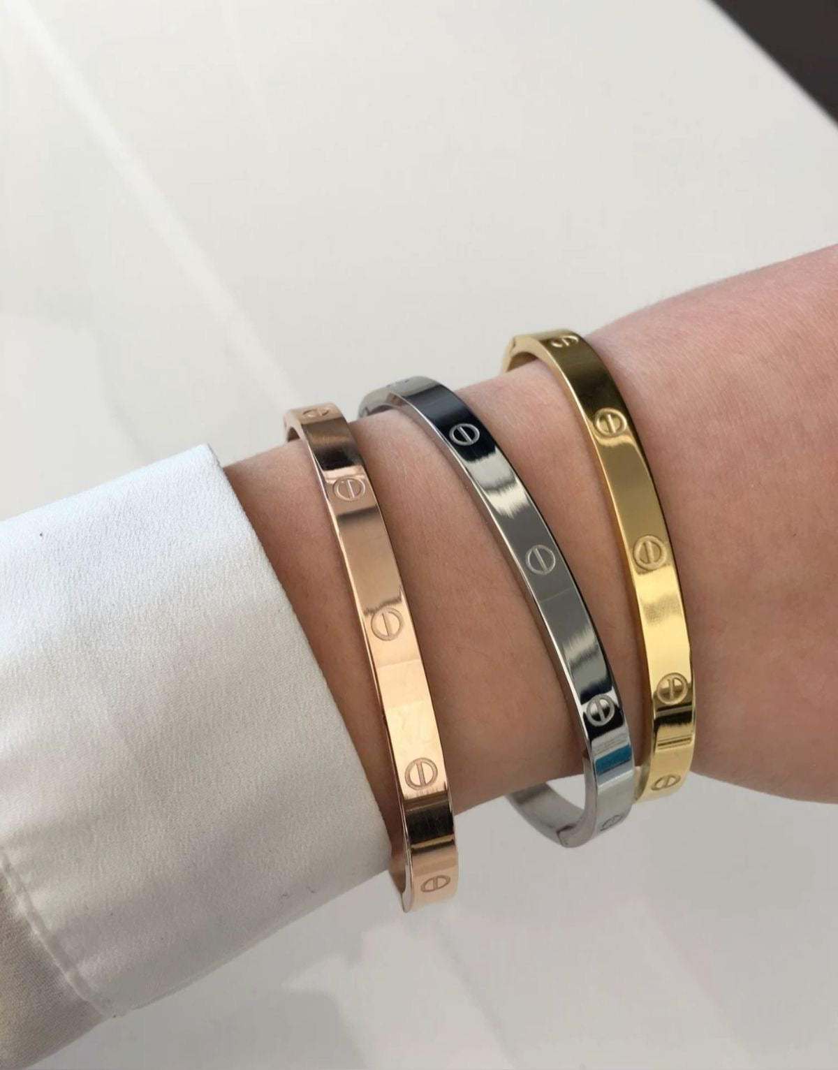 Pulsera Cartier Love Plateada