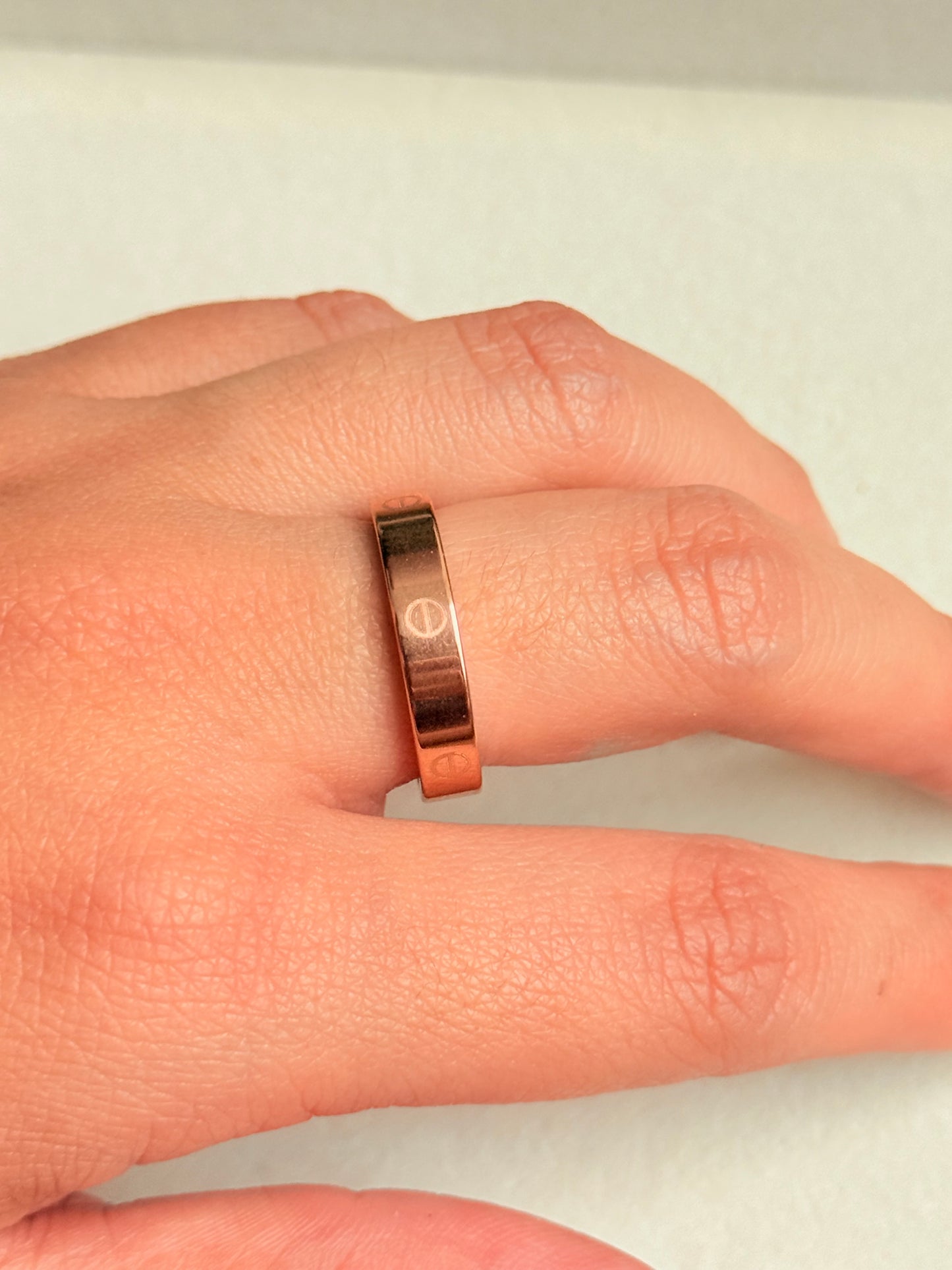 Anillo love rosegold