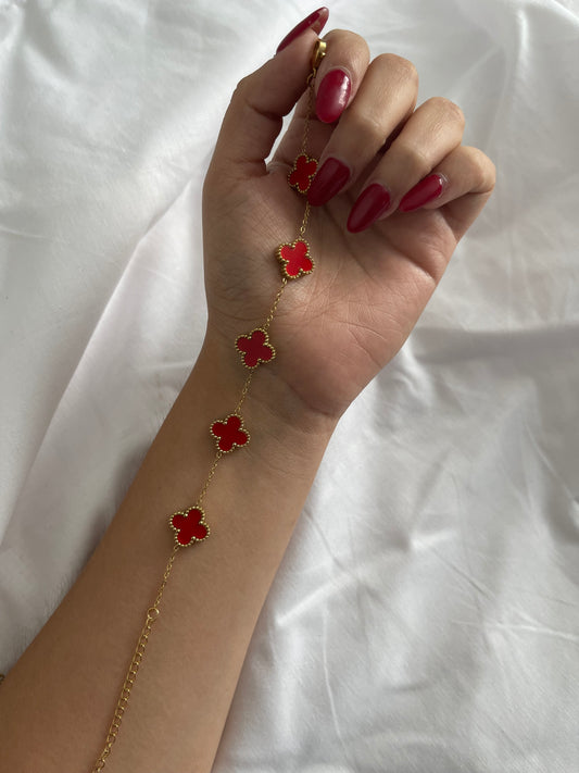 Pulsera V Roja