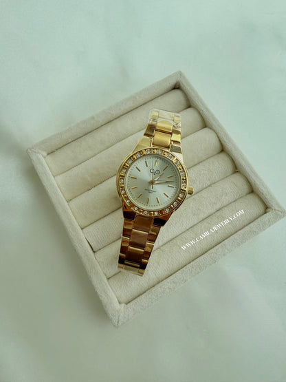 Reloj Anahí dorado
