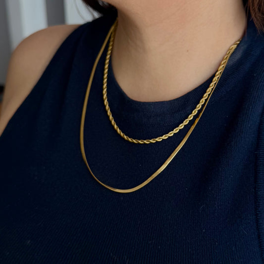 Collar doble snake