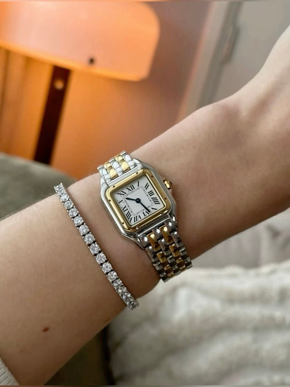 Reloj Cartier clásico bicolor DISPONIBLE BAJO RESERVA