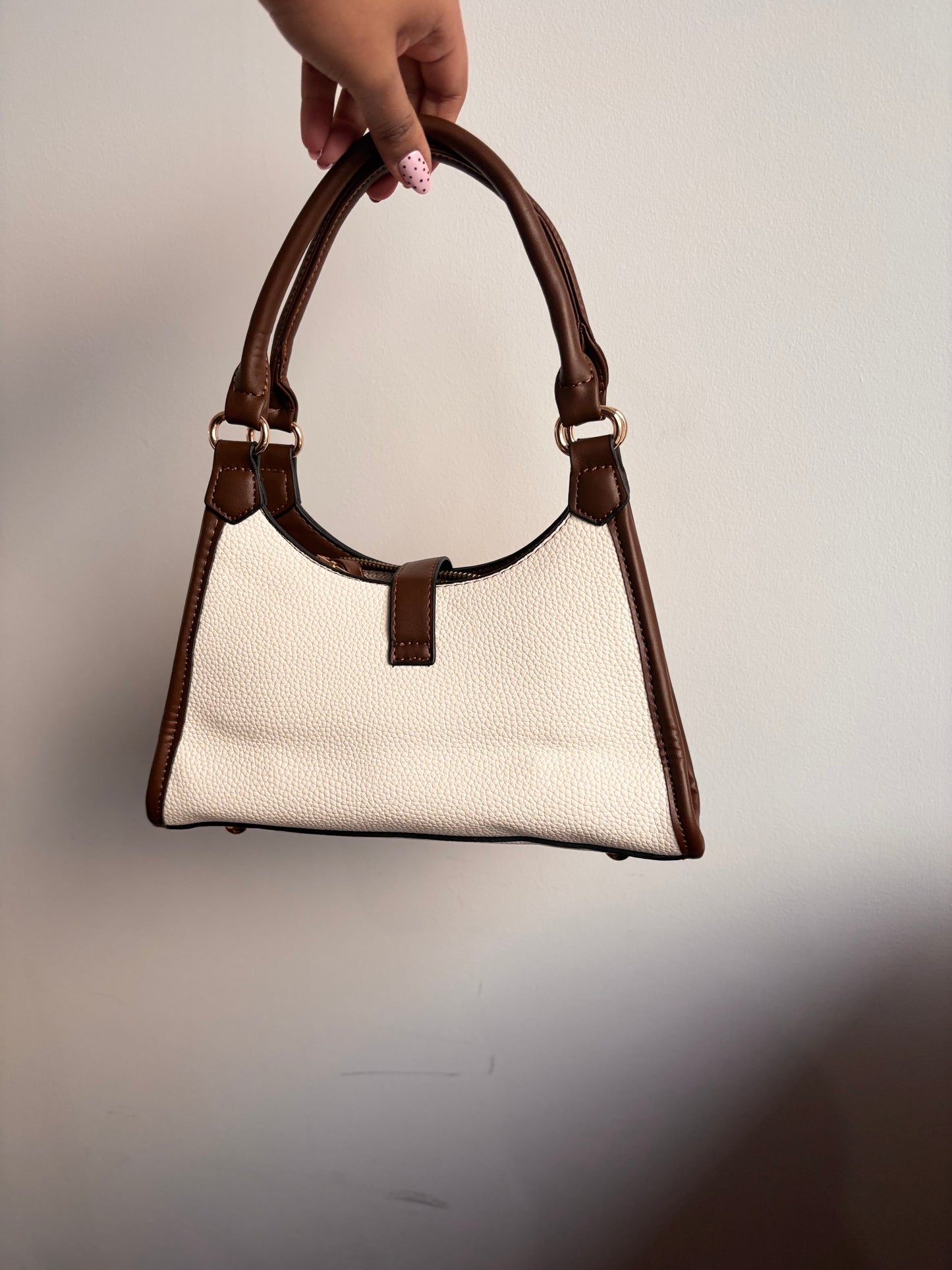 Cartera velvet blanca