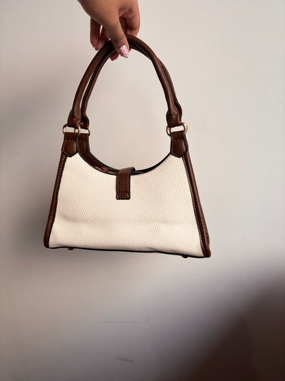 Cartera velvet blanca