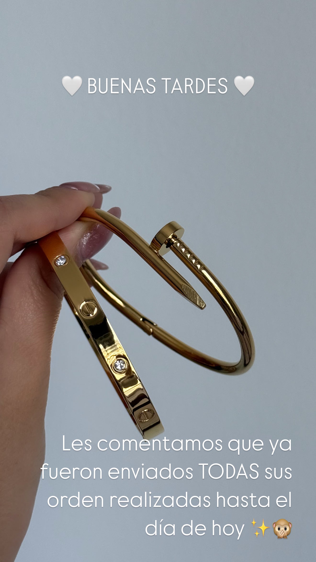 Pulsera Love Zircones Dorado