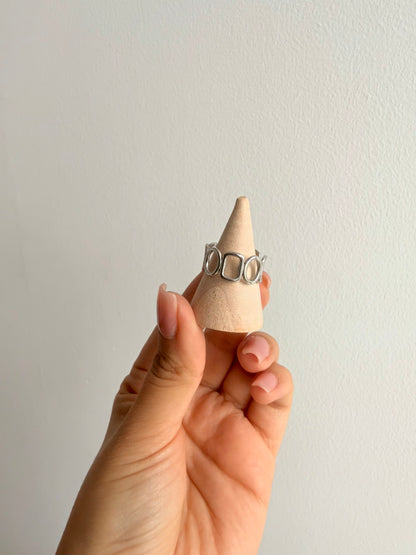 Anillo eslabón silver