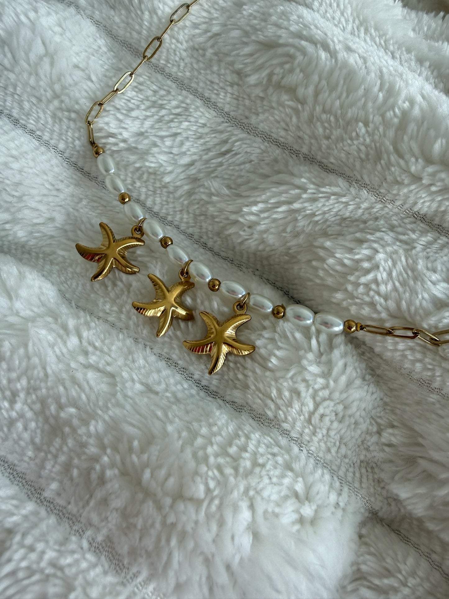 Cadena estrella perlada