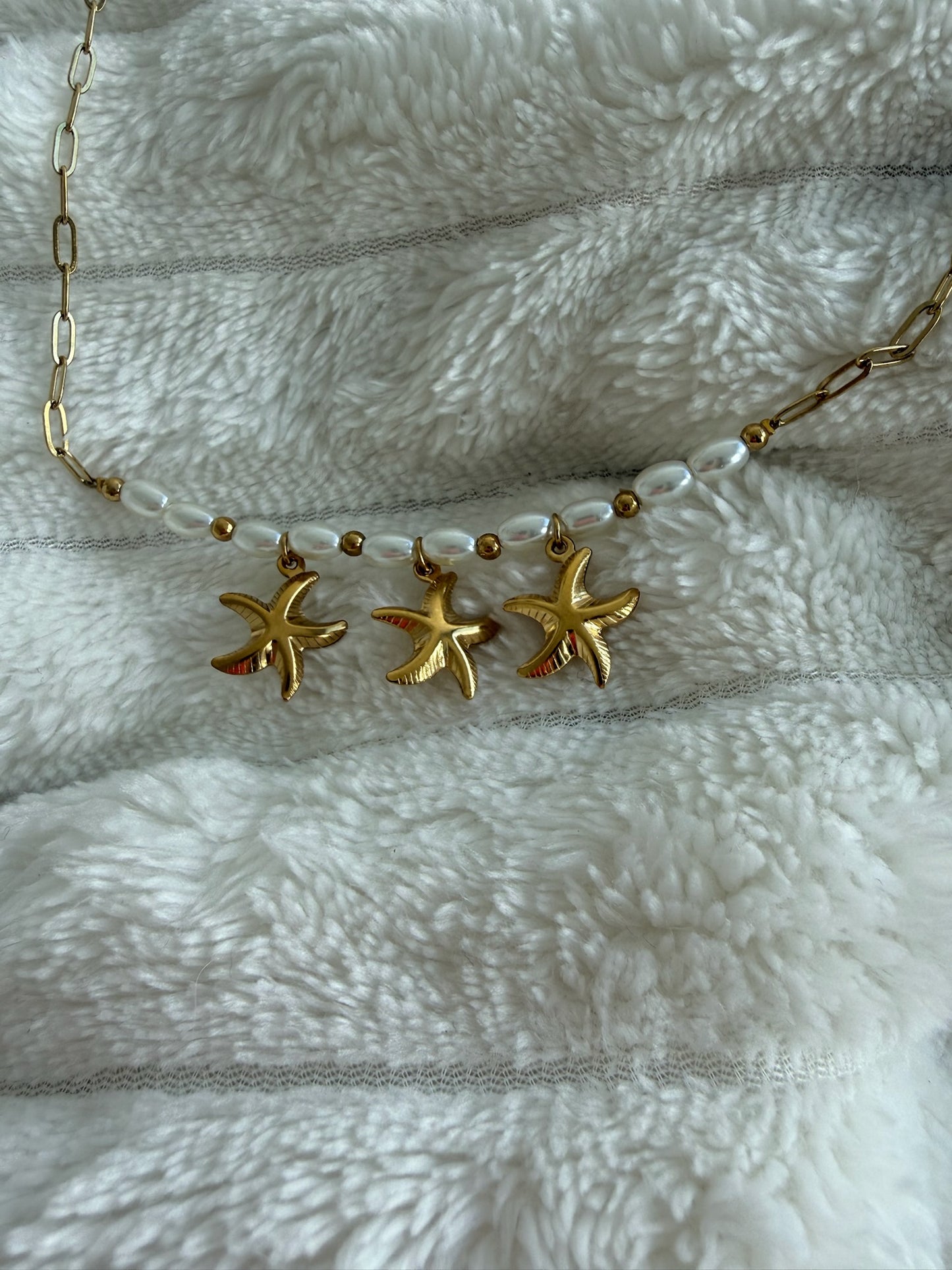 Cadena estrella perlada