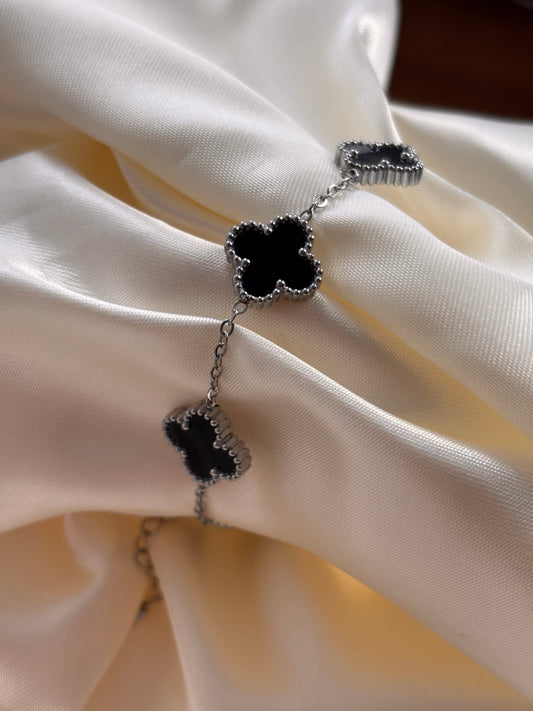 Pulsera VCA plateada Reversible