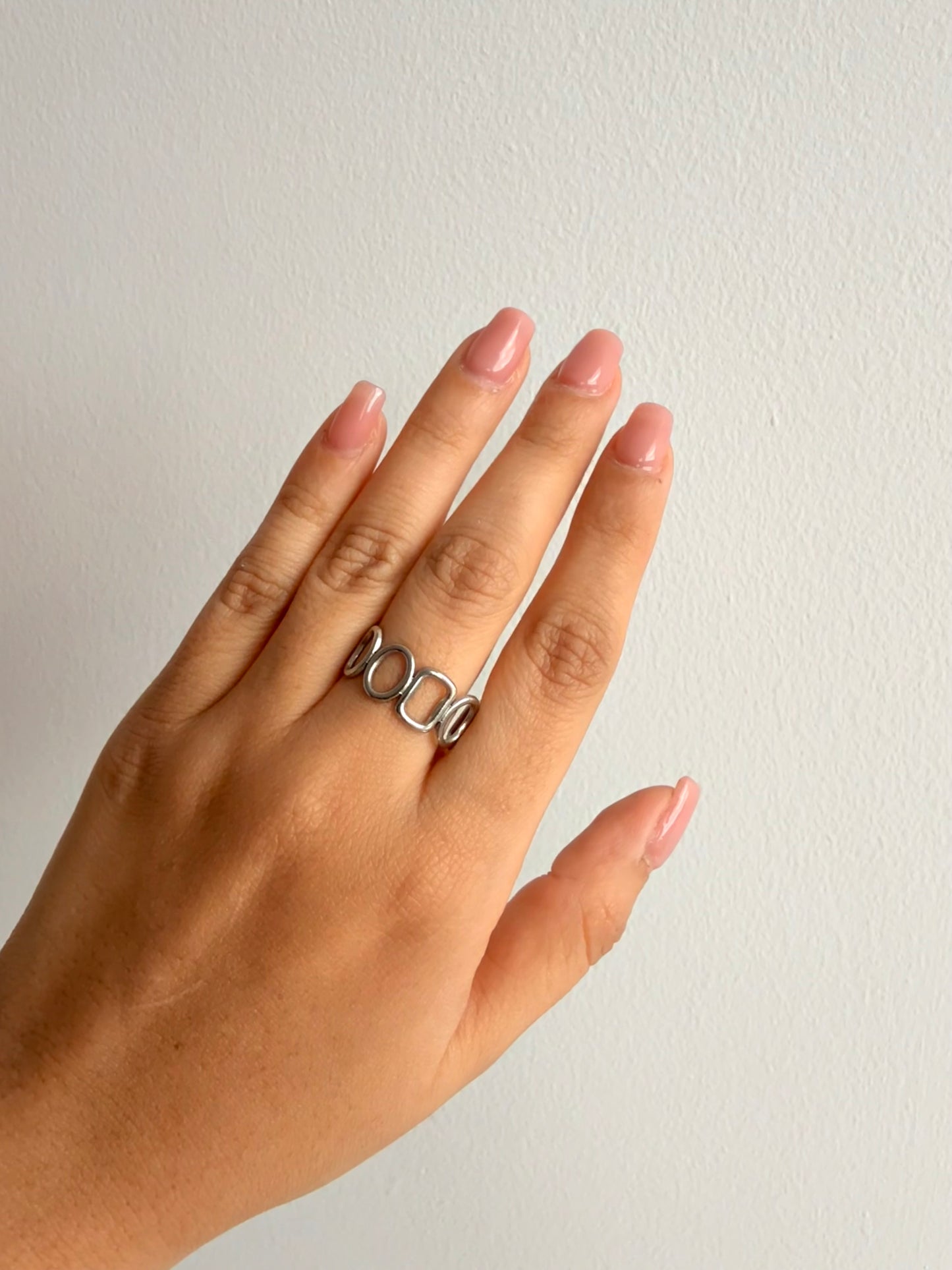 Anillo eslabón silver