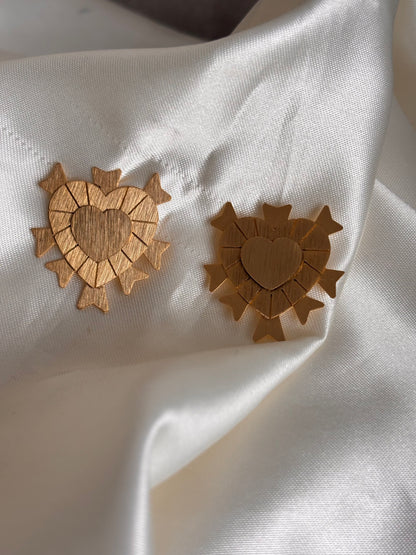 Aretes sagrado corazón