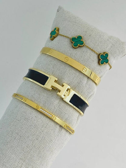 Pulsera Hermes negra