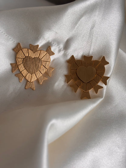 Aretes sagrado corazón