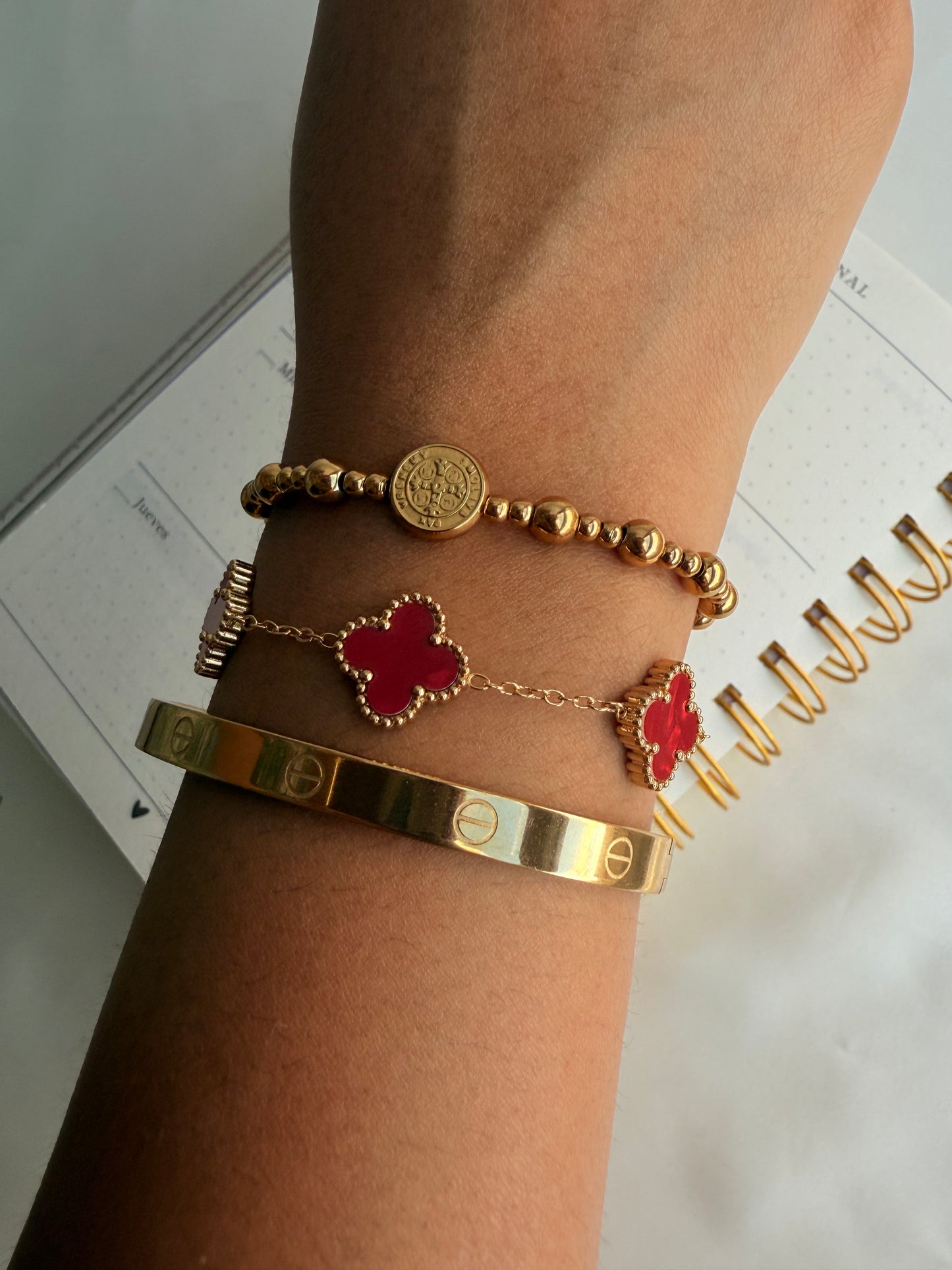 Pulsera VCA Vino cristal