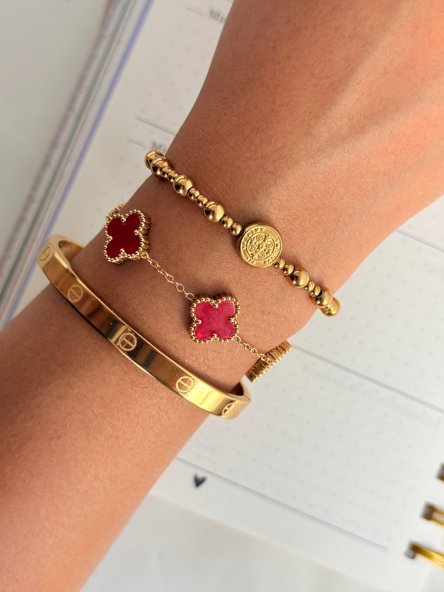 Pulsera VCA Vino cristal