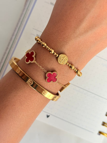 Pulsera VCA Vino cristal