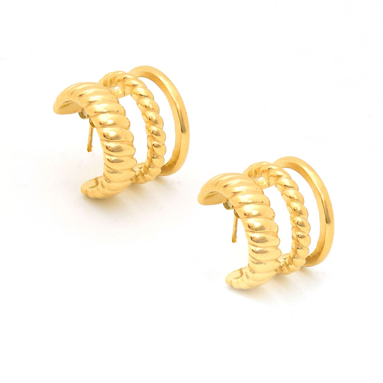 Aretes triple