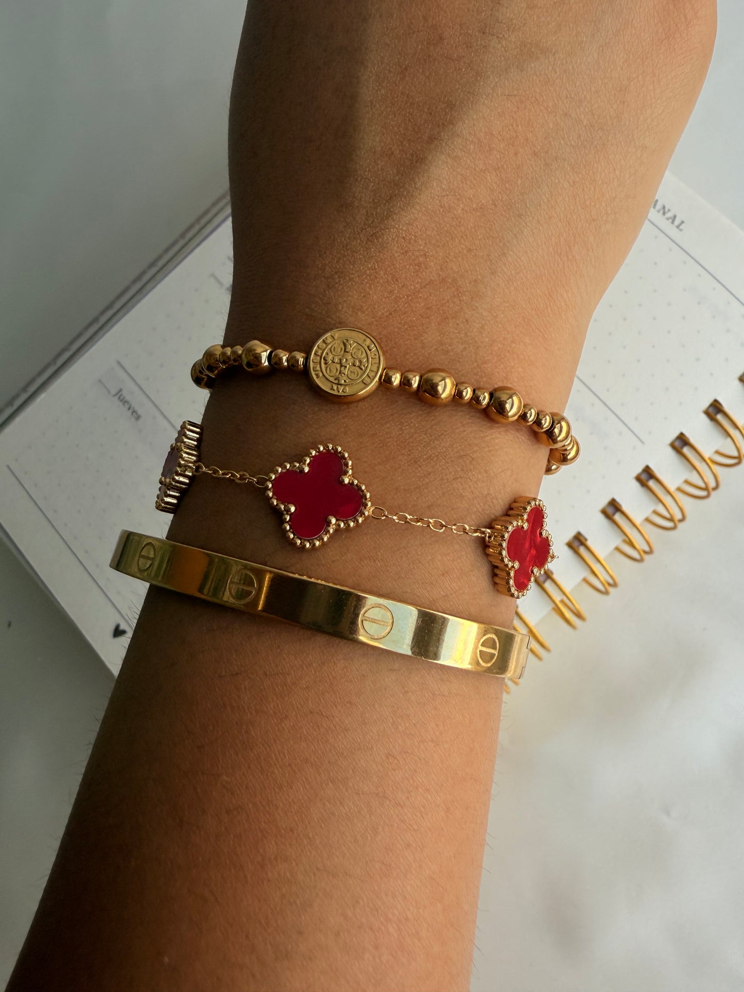 Pulsera VCA Vino cristal