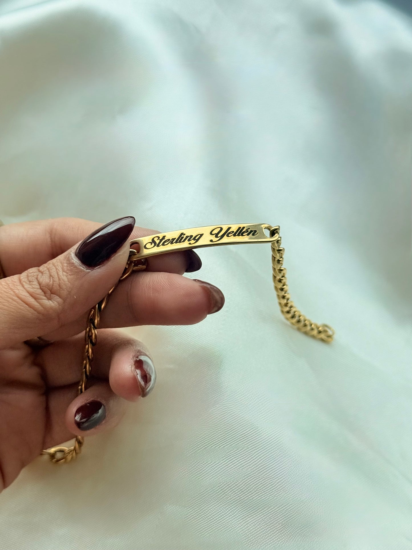 Pulsera placa