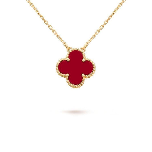 Cadena flor  Roja