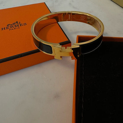 Pulsera Hermes negra