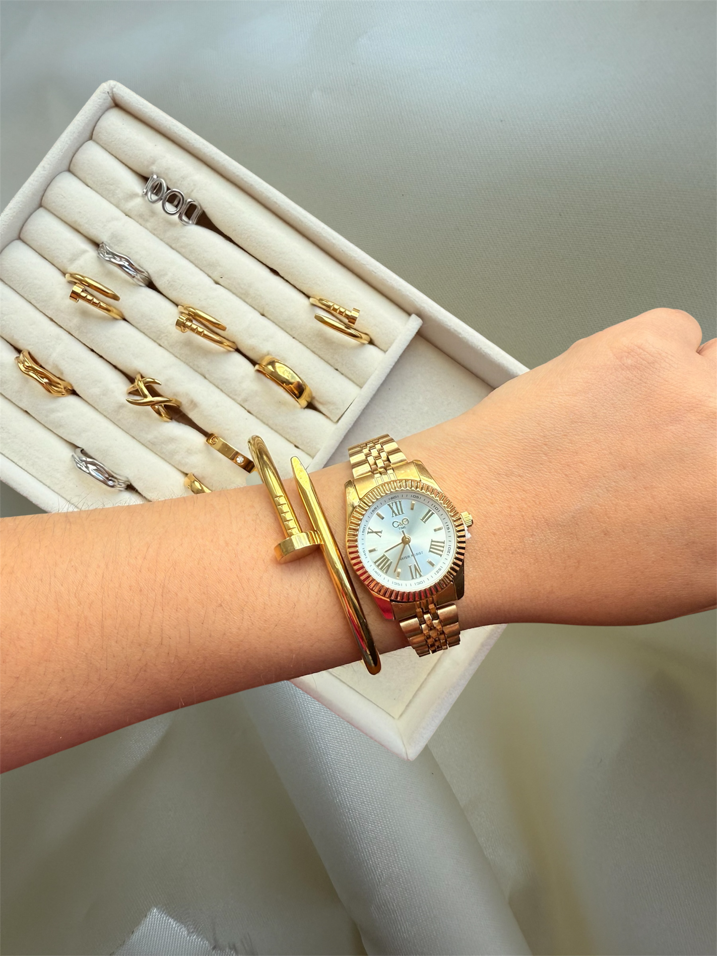 Reloj Rolex dorado